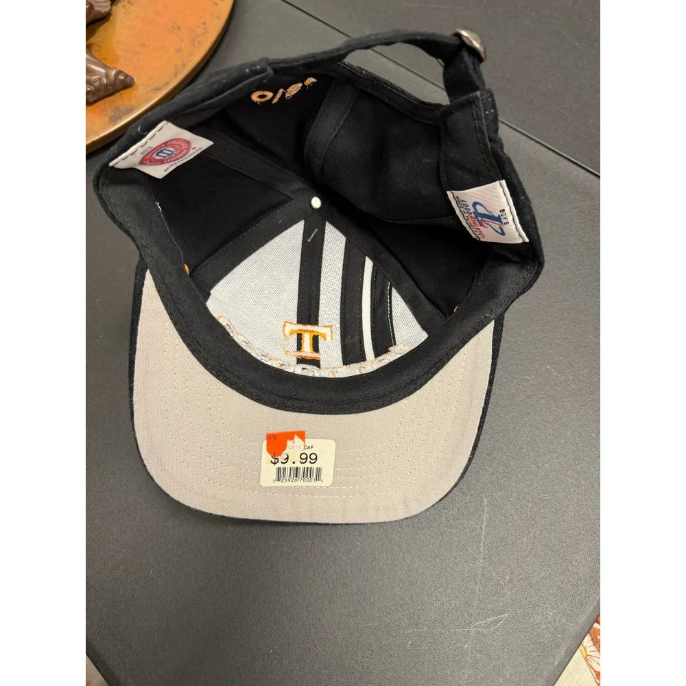 Vintage Logo Athletic Tennessee Volunteers Boys Hat Black NCAA Vols Strapback